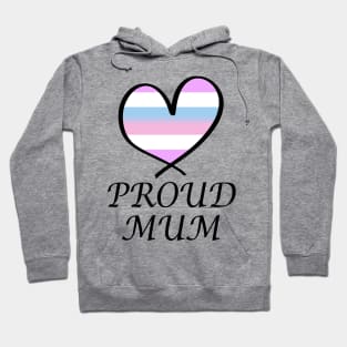 Proud Mum LGBT Gay Pride Month Intersex Flag Hoodie